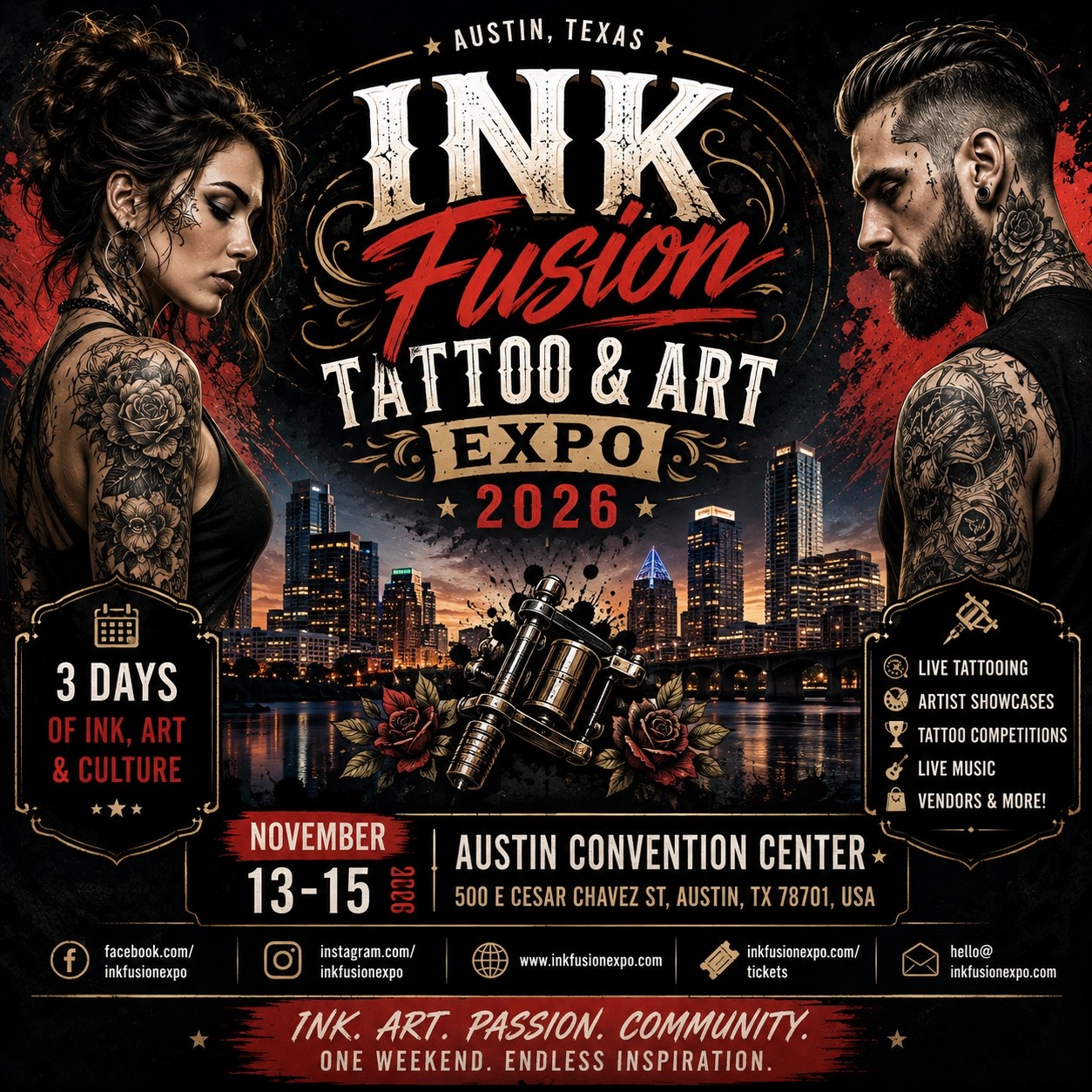 Ink Fusion Tattoo & Art Expo 2026